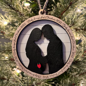 Baby Bumps First Christmas Ornament Annonce de <span class=keywords><strong>grossesse</strong></span> Baby Bump Ornament for Mommy to be - Product Image 5