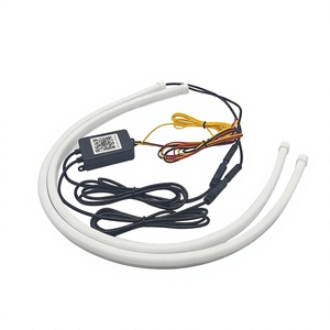 Feux de jour flexibles RGB 12V pour voiture, feux de signalisation décoratifs DRL, commande par application, 30CM 45CM 60CM 75CM - Product Image 4