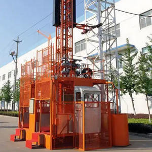 Vente en gros SC200/200 Élévateur de chantier Ascenseur de sécurité 0-40 m/min Vitesse Porte de sécurité pour chantier Construction Gondole - Product Image 4