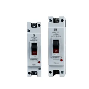 Professional Mccb Molded Case Circuit Breaker Single Pole DC with 100A 200A 250A Capacity