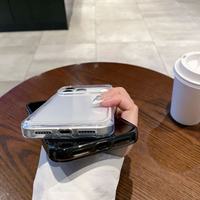 Casing Ponsel Transparan Anti Benturan Akrilik Berkualitas Tinggi Gaya Ins 17 16 16e 15 14 13 12 Mini 11 Pro XR XS Max 5 Warna