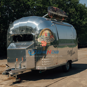 Trailer Truk Makanan Keliling, Dilengkapi dengan Fasilitas Dapur Lengkap, Dapat Menjual Hot Dog, Kopi, Es Krim, Dll. - Product Image 2