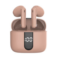 Earbud TWS Semi-in-ear Hybrid ANC ENC Layar Digital Driver 13mm Headphone Nirkabel Bluetooth
