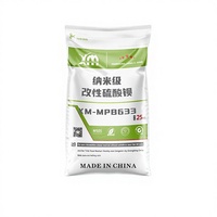 Sulfato de Bario Nano Ultrafino Modificado para Moldeo por Inyección, Película Soplada, Recubrimiento de Acero, Alta Transparencia, Modelo XM-MPB633