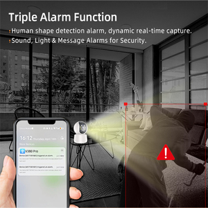 Hot Bán 1080P CCTV Nhà Thông Minh An Ninh Máy Ảnh Tầm Nhìn Ban Đêm CMOS 360 ° <span class=keywords><strong>Wifi</strong></span> <span class=keywords><strong>Pan</strong></span> Nghiêng Cho Sử Dụng Trong Nhà Cho Bé Trẻ Em Vật Nuôi - Product Image 6