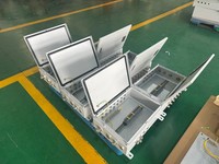 Boîtier de commande antidéflagrant industriel IP66 Ex Eb IIC T4 Gb en acier au carbone 220V 5A LD-FBJX-e-IV RAL7035 à montage mural