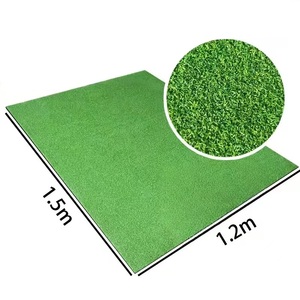 Tapis artificiel à 2 couches avec support en <span class=keywords><strong>mousse</strong></span> EVA antidérapant et absorbant les chocs, revêtement de sol sportif <span class=keywords><strong>pour</strong></span> le golf, le basketball et l'entraînement multi-ballons - Product Image 3