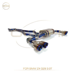 Escape de aleación de titanio Ouchi Catback para <span class=keywords><strong>BMW</strong></span> <span class=keywords><strong>2019</strong></span> + <span class=keywords><strong>Z4</strong></span> G29 3,0 T con válvula de silenciador, piezas de repuesto de rendimiento automático de escape - Product Image 2