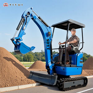 Multifunctionele minigraafmachine 2,5 ton rupsgraafmachine compact ontwerp aangepaste versterkte chassis giek & arm - Product Image 3