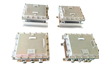 Boîtier électrique antidéflagrant industriel IP66 en acier inoxydable SS316L Ex Db IIB T4 Gb avec entrées de câbles en laiton