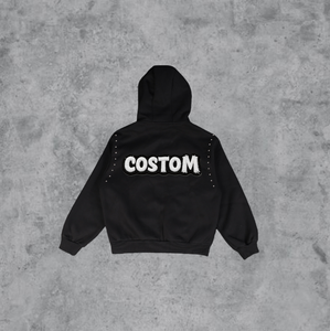 Sudadera con Capucha de Felpa para Hombre, Gruesa, 100% Algodón, Corte Holgado, Cierre de Cremallera, Personalizable con Estampado/Bordado - Product Image 4