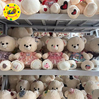Ensemble mini en peluche joyeux saint valentin, ours en peluche, nounours
