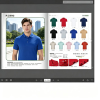 Polo en coton Ice Oxygen Bar 190GSM, élégant, confortable, respirant, à manches courtes, pour le golf, décontracté, pour le travail, 13