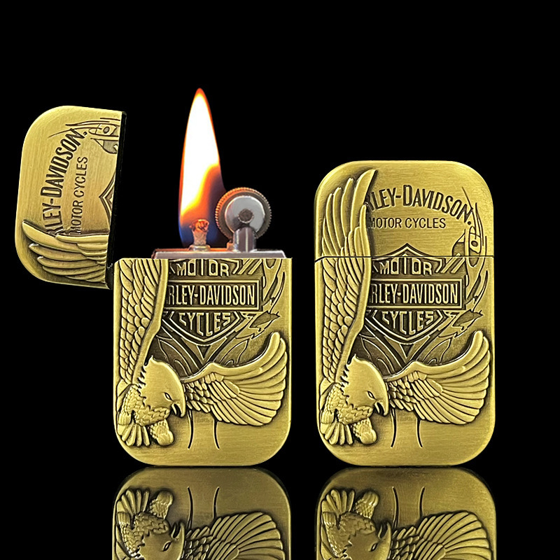 Halcón lateral cromado - Bronce
