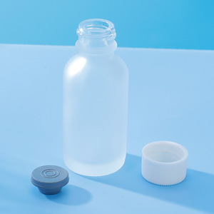 Emballage cosmétique pour soins de la peau 1/2 <span class=keywords><strong>oz</strong></span> 1 <span class=keywords><strong>fl</strong></span>.<span class=keywords><strong>oz</strong></span> 2 <span class=keywords><strong>oz</strong></span> bouteilles en verre d'huile essentielle givrée avec bouchon résistant aux enfants - Product Image 2