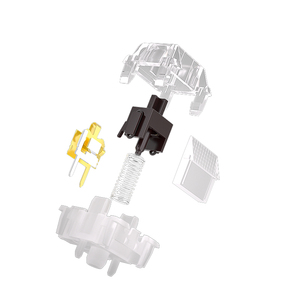 Interrupteur linéaire <span class=keywords><strong>silencieux</strong></span> Kailh pour <span class=keywords><strong>clavier</strong></span> <span class=keywords><strong>mécanique</strong></span>, force de pression 43gf, course totale 4,0 mm, 50 millions de cycles, pour le <span class=keywords><strong>clavier</strong></span> de jeu et le <span class=keywords><strong>clavier</strong></span> de saisie - Product Image 2