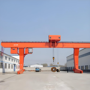 Grúa pórtico monoviga tipo L de alta calidad con control de cabina, de 5, 10, 15, 35 y 50 toneladas, precio para elevación de materiales - Product Image 2