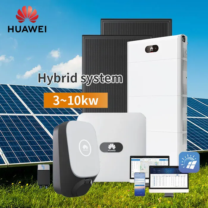 फैक्टरी मूल्य सोलर इन्वर्टर HUAWEL 5Kw बैटरी Pv 10Kw पावर सिस्टम हुआवेई पैनल हाइब्रिड लूना 2000 के साथ पूर्ण सिस्टम