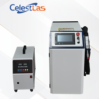 Machine de soudage au laser à fibre portative Celestlas 1500W avec refroidisseur d'eau, soudeuse laser portable pour métaux, prix usine