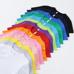 T-shirt à col rond décontracté personnalisable Design personnalisé sur le devant et le dos en coton filé Siro - Product Image 1