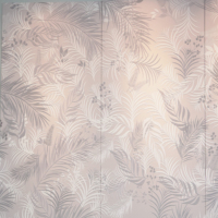 Papier peint mural personnalisé élégant à motif de feuilles de fougère, imperméable, autocollant, facile à nettoyer, pour la maison, la chambre, le spa, les espaces confortables