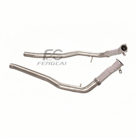 Tuyau d'échappement avant en acier inoxydable OEM pour Audi RSQ8 4.0T 2020-2025 – Amélioration du son et des performances de l'échappement automobile