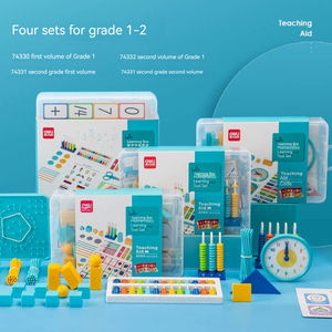 Deli 74301 Caja <span class=keywords><strong>de</strong></span> ayuda para el aprendizaje Primer grado Idioma Matemáticas e inglés Figuras <span class=keywords><strong>de</strong></span> enseñanza Caja <span class=keywords><strong>de</strong></span> ayuda para sumar y restar - Product Image 4