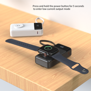 Power Bank da 10000mAh con Cavo Type-C Integrato, <span class=keywords><strong>Ricarica</strong></span> Rapida PD30W, Uscita Wireless 2.5W per Orologi, Powerbank Sottile per <span class=keywords><strong>Ricarica</strong></span> Mobile Quotidiana - Product Image 3