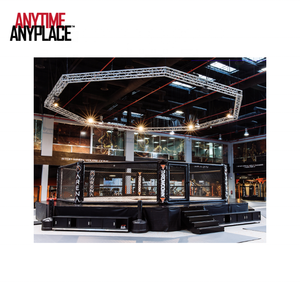 <span class=keywords><strong>Cage</strong></span> d'entraînement <span class=keywords><strong>MMA</strong></span> octogonale en cuir PVC avec protection d'angle pour la vente - Product Image 6