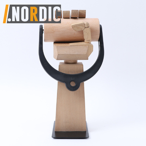 Braccio di ferro in legno piccolo grande corno impugnature, allenamento appeso, materiale Premium a forma di cono maniglia - Product Image 4