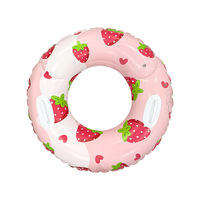 Bouées de bain gonflables en PVC personnalisées sur le thème des fruits pour la sécurité des enfants lors des fêtes estivales