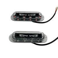 Feu de position latéral LED filaire super lumineux pour la sécurité des camions et remorques, balise de signalisation pour chariots élévateurs, feu d'avertissement de circulation