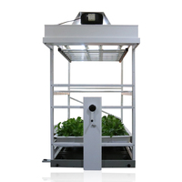 Vertical Hydroponic Racking for Farming with LED Light