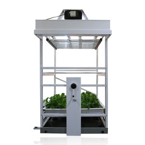 <strong>Greenhouse</strong> Agricultural Ebb Flow Vertical Hydroponic <strong>Racking</strong> for Farming with LED Light - Product Image 1