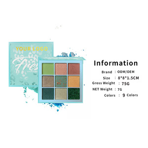 Palette d'ombres à paupières d'hiver, vente en gros, scintillantes, pressées, pures, à haute teneur en pigments - Product Image 6