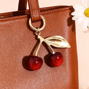 Vente chaude : Million+ Porte-clés cerise tendance, de luxe, en métal étanche, breloque de <span class=keywords><strong>sac</strong></span>, pendentif pour <span class=keywords><strong>sac</strong></span> à main, accessoires DIY - Product Image 3