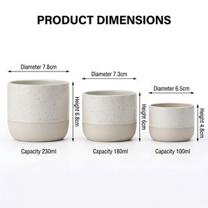 Personalized Factory Colorful <b>Ceramic</b> Coffee Mug Japanese Style Coarse <b>Ceramic</b> Espresso <b>Cup</b> No Handle Clay Espresso <b>Cup</b> - Product Image 2