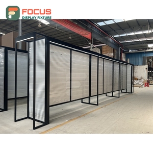 Mostrador de Exhibición de Pelucas de Alta Gama con Tapa de Vidrio, Cajón con Cerradura y Múltiples Estantes - Product Image 6