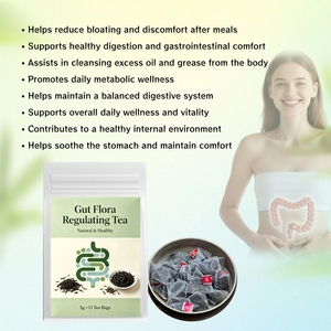 Té Herbal <span class=keywords><strong>Natural</strong></span> Oscuro para el Equilibrio <span class=keywords><strong>Intestinal</strong></span>, Apoya la <span class=keywords><strong>Flora</strong></span> <span class=keywords><strong>Intestinal</strong></span> y la Salud Digestiva Gastrointestinal, Té para el Cuidado Diario del Estómago - Product Image 2