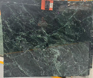 Dalle de marbre vert noir <span class=keywords><strong>exotique</strong></span> avec veines blanches, polie, type Verde Alpi, pour revêtement mural, comptoirs et tables à manger - Product Image 4