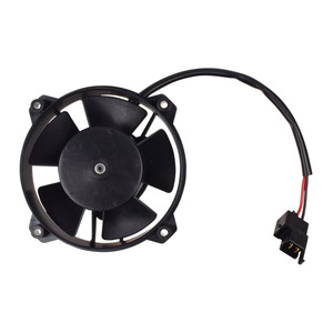 Ventilateur de refroidissement en plastique noir 12V pour moto, voiture de course S4339 - Product Image 1