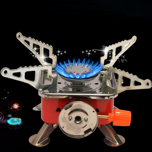 野营折叠燃气灶防风燃烧器户外迷你便携式方炉野餐燃气罐炉 - Product Image 3