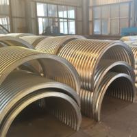 Tubería de Acero Corrugado Galvanizado Sin Aleación, Certificada por ASTM, de Tamaño Personalizado, para Proyectos de Alcantarillas Viales, Marca XLT