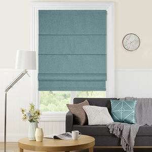 Persianas enrollables personalizadas Manual Roman Shades Blackout 100% Poliéster Tela ignífuga - Product Image 1