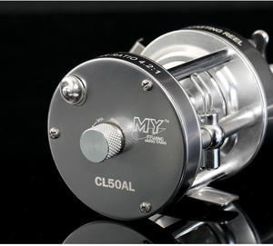 Carrete de Pesca de Metal Completo de 40L 60L, Carrete de Tambor Único para Pesca de Arrastre, para Surf, Río, Arroyo, Señuelos Artificiales, Lago, Posicionamiento 2+1BB - Product Image 3