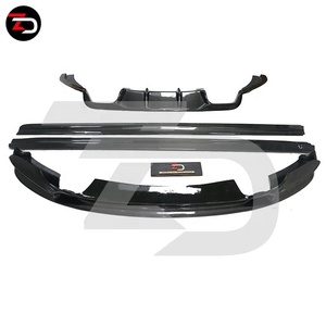 Kit corpo diffusore gonna laterale labbro anteriore 1 Set scatola di cartone Standard 99% fibra di carbonio 2014-2018 per <span class=keywords><strong>BMW</strong></span> X5 F15 X5M <span class=keywords><strong>F85</strong></span> alta qualità - Product Image 4
