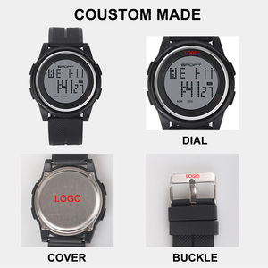 Reloj Digital Electrónico Personalizado Ultrafino con Números Grandes, Pantalla LCD, Resistente al Agua, para Exteriores, Unisex - Product Image 5