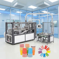 Máquina para Hacer Vasos de Papel de Alta Velocidad, Formadora de Vasos Desechables Automática, Totalmente Automática con Certificación CE