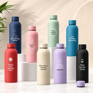 Lightweight Stainless Steel Vacuum Insulated Custom English Letter Print Reusable for School Gym Daily Hydration Business Gifts - Product Image 6
