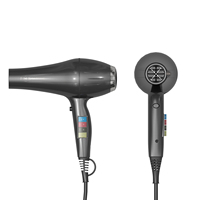 Ensemble de coiffage ionique FMK pour salon professionnel et usage domestique, moteur électrique AC 2000W, sèche-cheveux en plastique avec design compact